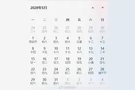 2028年五一连休9天的可能性较低：大概率是4天图片