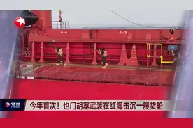 今年首次！也门胡塞武装在红海击沉一艘货轮