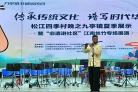 丝竹乐耳，文化润心，九亭镇举办“非遗进社区”江南丝竹专场演出图片