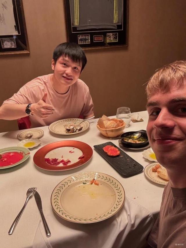 莫雷加德回应与樊振东聚餐
