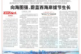 回眸2024 | 向海图强，蔚蓝西海岸拔节生长图片