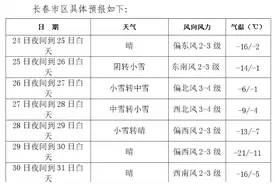 长春连续4天降雪图片