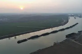 清代欧洲人看山东运河风景图片