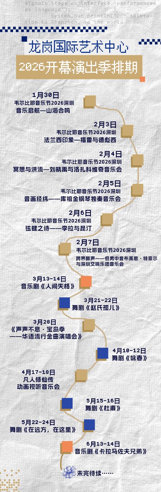 龙岗国际艺术中心开幕演出季重磅发布！