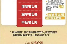 春节和劳动节各增1天！2025年放假安排来了→图片