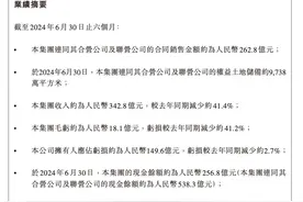 融创中国上半年收入342.8亿元 股东应占亏损149.6亿元图片