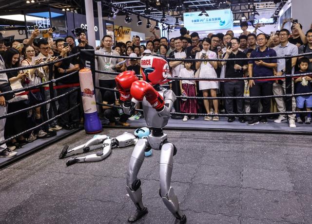 谁是王者？2025 WAIC现场上演机器人“拳王争霸”