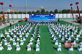 投资4.3亿元打造特色优质高中，湖北省孝感市东城高中建设项目开工图片