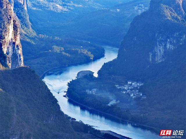岁暖时刻丨当漓江拐过杨堤浪石村，整个桂林的山水都温柔了