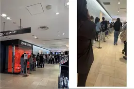 日元大幅贬值，日本LV店里挤满中国人图片
