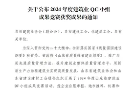 121项！日照市建筑业QC成果实现大丰收图片