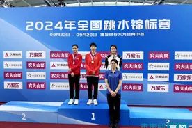 山西大学学子李亚杰全国跳水锦标赛夺金图片