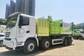 零碳环卫！国内首批氢能生活垃圾转运车在深圳上岗图片