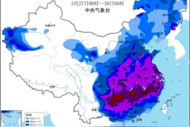 中央气象台：寒潮影响中东部地区 大风沙尘降温天气齐至图片