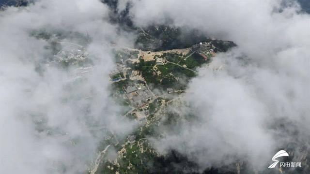 组图丨初秋泰山：仙山隔云海 霞岭玉带连