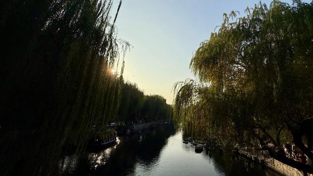 新视界｜济南护城河公园：泉水清清映垂柳 黄叶菊花别样新