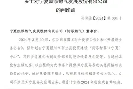 V观财报｜凯添燃气新业务遭问询：评估可行性，说明资金来源图片