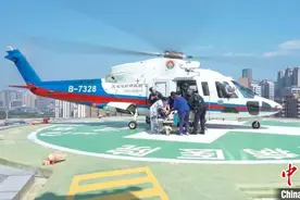 空地极速救援 邮轮急性心梗老人厦门转危为安图片