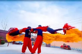 河南内黄非物质文化遗产——大黄滩舞狮图片