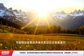 节能铁汉：成功承接华润微电子地块污水管网及污水泵站迁改工程，合同金额1,355万元视频封面