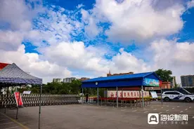 高考首日 直击日照黄海高级中学现场图片