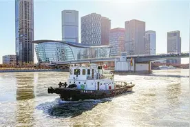 海河航道破冰记图片
