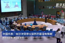 中国代表：加沙冲突停火谈判不能没有限期图片