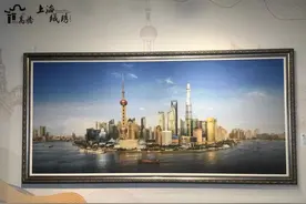 展现艺术魅力与时代印记！上海绒绣主题艺术展开幕图片