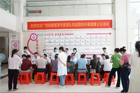 广西民族医院医疗队赴都安一宇医院开展巡回医疗活动图片