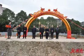 慈利县一中“徐特立项目”正式开工图片