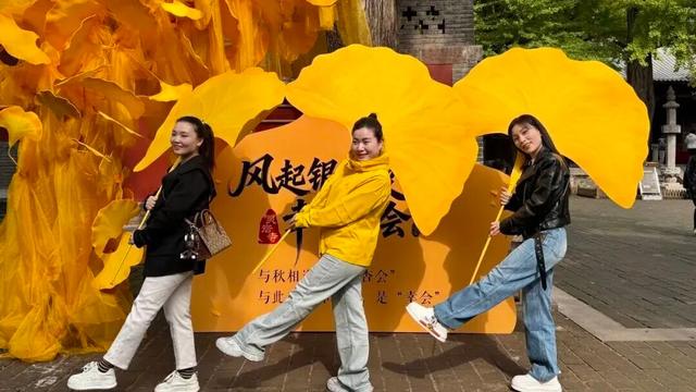 周末走起！济南有处“私藏秘境”：二重金色，千年之约！古银杏树+古刹，美出静谧诗意~~