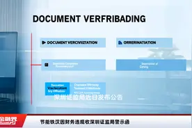 节能铁汉因财务违规收深圳证监局警示函视频封面