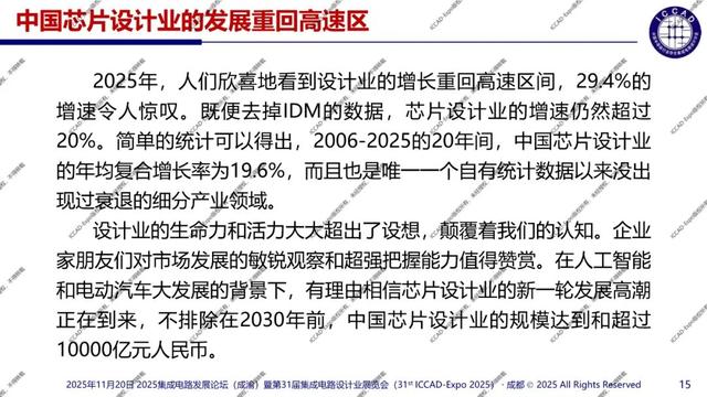 ICCAD-Expo 2025 魏少军教授官方报告：技术创新驱动设计产业升级