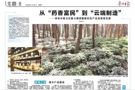 《贵州日报》整版报道 | 从“药香富民”到“云端制造”——贵阳市修文县聚力推进健康医药产业高质量发展图片