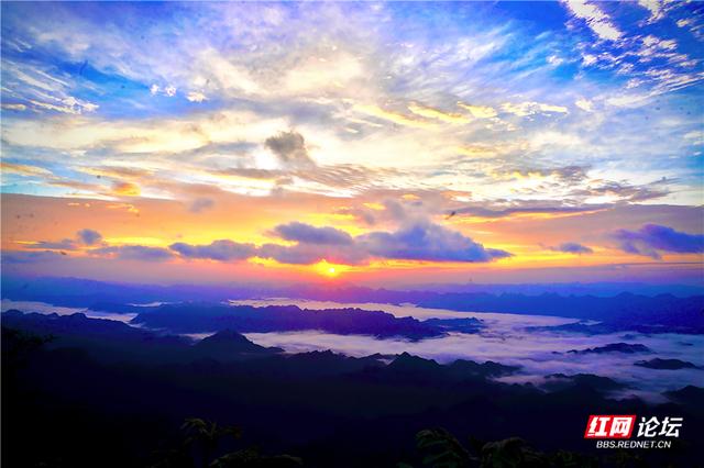 【每日一图@湖南】云游湘西八面山，看治愈系夏日风景