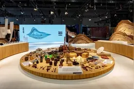 展馆由回收木材制作 無印良品二赴进博会主打“可持续发展”理念图片