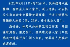 一男子冒充快递员入室抢劫，警方通报图片