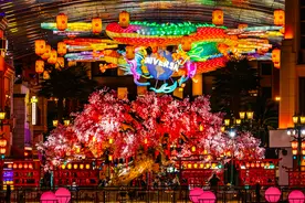 “环球中国年”持续至3月10日，到北京环球度假区赏花灯闹元宵图片