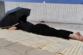 “晒背”10天瘦4斤？长沙女子晒完扁桃体发炎！专家：不适合所有人，这些问题要注意图片
