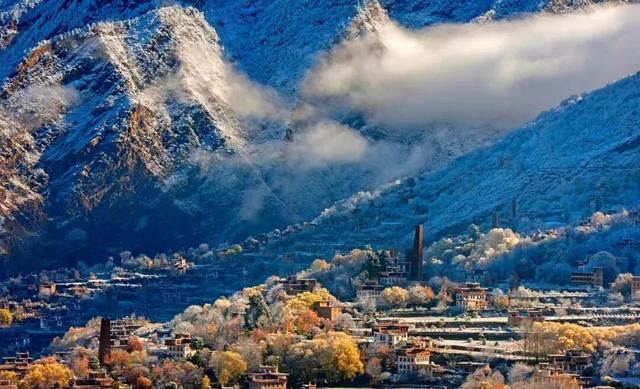 甘孜雪后的浓颜，是这里给的!