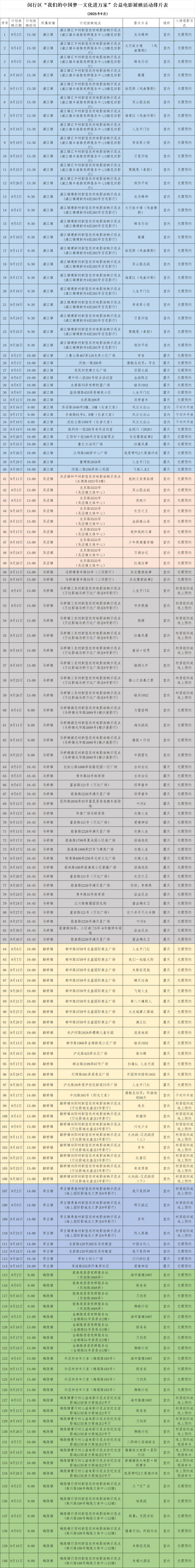 15个影厅，开启城市“微度假”新玩法→（附9月公益电影片单）