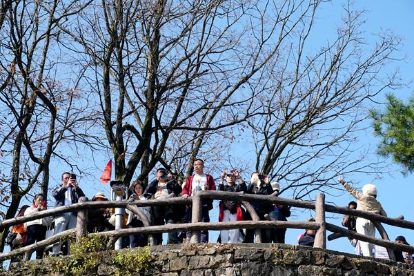 张家界武陵源：暖冬晴好风光美 错峰游览人气旺