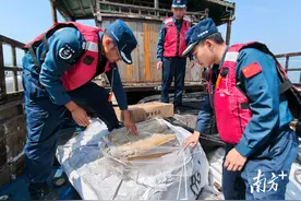 江门海警连续查获2起走私冻品案件，案值约200万元图片