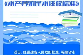 一图读懂丨福建省地方标准《水产养殖尾水排放标准》政策解读图片