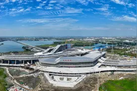 苏州南站站房外立面亮相图片