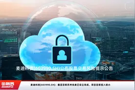 麦迪科技(603990.SH)：截至目前苏州优麦已设立完成，项目目前投入较小视频封面