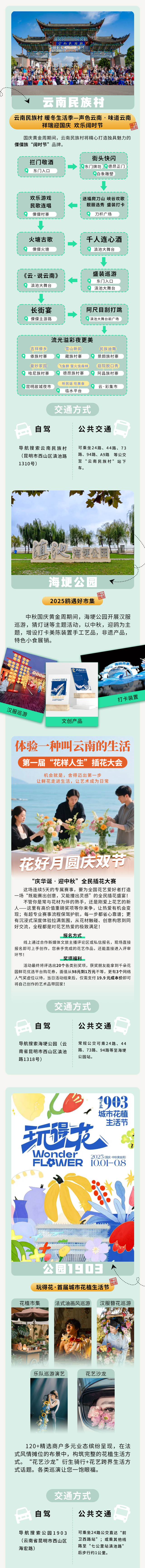2025年滇池度假区国庆中秋活动打卡地图已备好