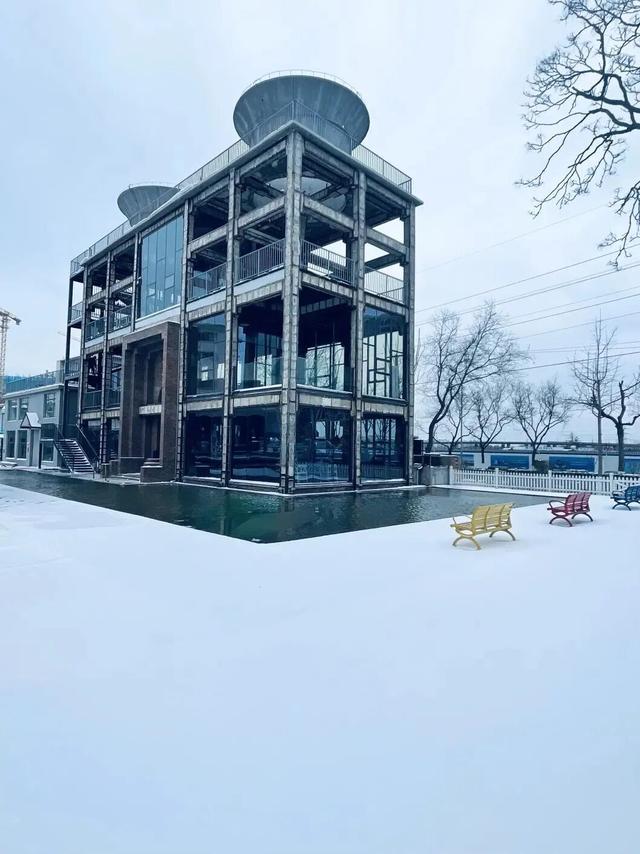 收藏！市北初雪限定美景，看完想立刻出门