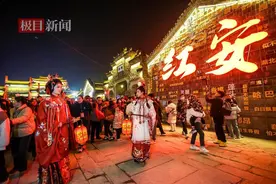大别山灯会璀璨亮灯，红安文脉焕发新春光彩图片