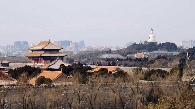 雪后大美北京，眺望中轴景观尽显古都风光